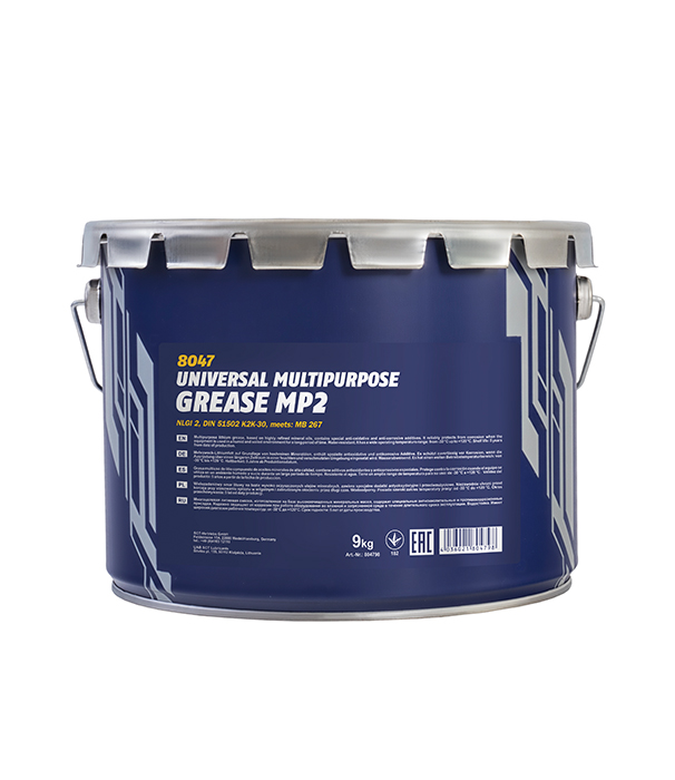 Смазка многоцелевая литиевая MANNOL MP-2 Multipurpose Grease (9 кг.) — оптом