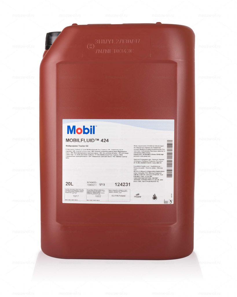Масло гидравлическое Mobilfluid 424 — оптом