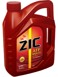 Масло трансмиссионное ZIC ATF Multi LF (4 л.) — оптом