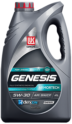 Масло моторное Лукойл GENESIS ARMORTECH DIESEL 5/30 API CF/SN (5 л.) — оптом