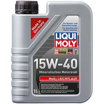 Масло моторное Liqui Moly MoS2 LeichtLauf 15/40 API SL/CF (1 л.) — оптом