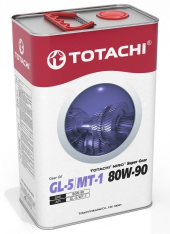 Масло трансмиссионное TOTACHI NIRO Super Gear 80/90 API GL-5/MT-1 (4 л.) — оптом