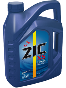 Масло моторное ZIC X5 10/40 API SN PLUS (6 л.)