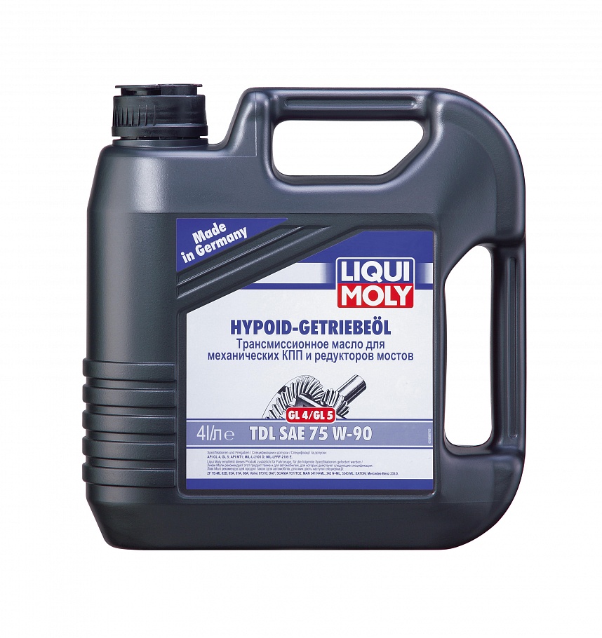 Масло трансмиссионное Liqui Moly Hypoid-Getriebeoil TDL 75/90 API GL-4/GL-5/MT-1 (4 л.) — оптом