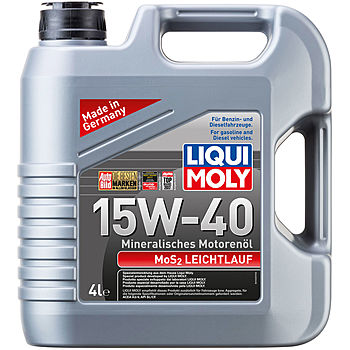 Масло моторное Liqui Moly MoS2 LeichtLauf 15/40 API SL/CF (4 л.) — оптом
