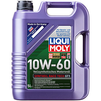 Масло моторное Liqui Moly Synthoil Race Tech GT1 10/60 API SL (5 л.) — оптом