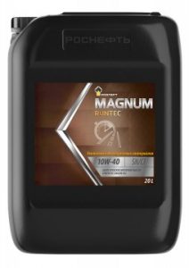 Масло моторное Роснефть Magnum Runtec 10/40 API SN/CF (20 л.)