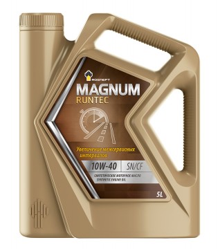 Масло моторное Роснефть Magnum Runtec 10/40 API SN/CF (5 л.) — оптом