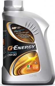 Масло моторное Gazpromneft G-Energy F Synth 0/30 API SL/CF (0,84 кг, 1 л.)