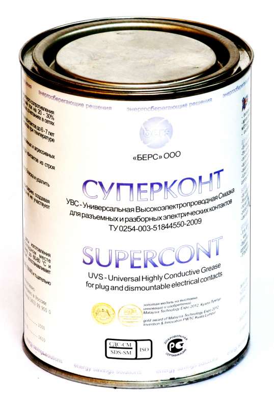 Смазка универсальная высокоэлектропроводящая УВС Суперконт (1,5 кг.) — оптом