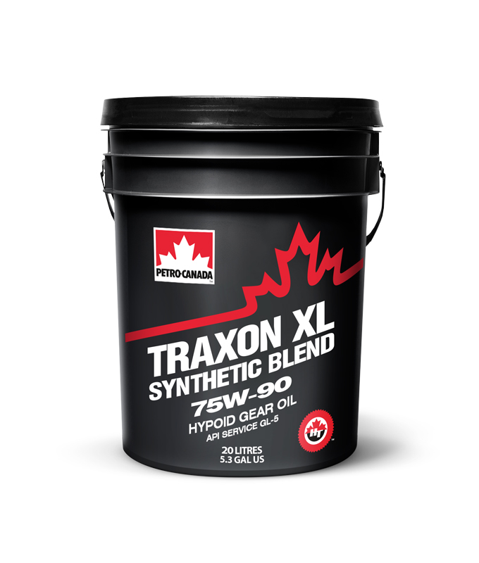 Масло трансмиссионное Petro Canada Traxon XL Synthetic Blend 75/90 API GL-4/GL-5/MT-1 (20 л.) — оптом