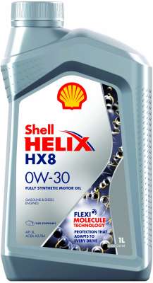 Масло моторное Shell Helix HX8 0/30 API SL (1 л.) — оптом