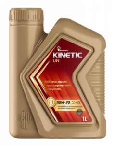 Масло трансмиссионное Роснефть Kinetic UN 80/90 API GL-4/GL-5 (1 л.)