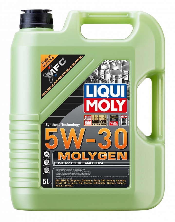 Масло моторное Liqui Moly Molygen New Generation 5/30 API SN/CF (5 л.) — оптом