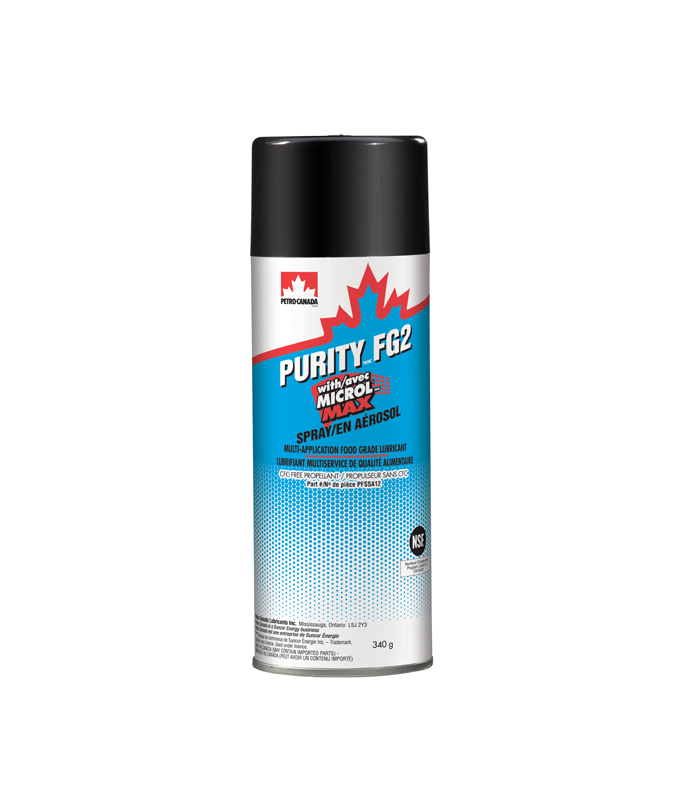Смазка пищевая Petro Canada Purity FG 2 With Microl MAX Spray NLGI 2 (0,355 л.) — оптом