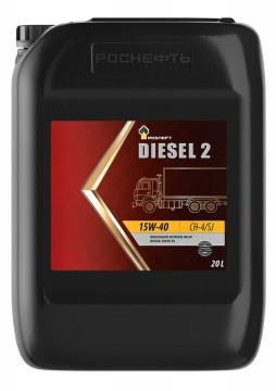 Масло моторное Роснефть Diesel 2 15/40 API CH-4/SJ (20 л.) — оптом