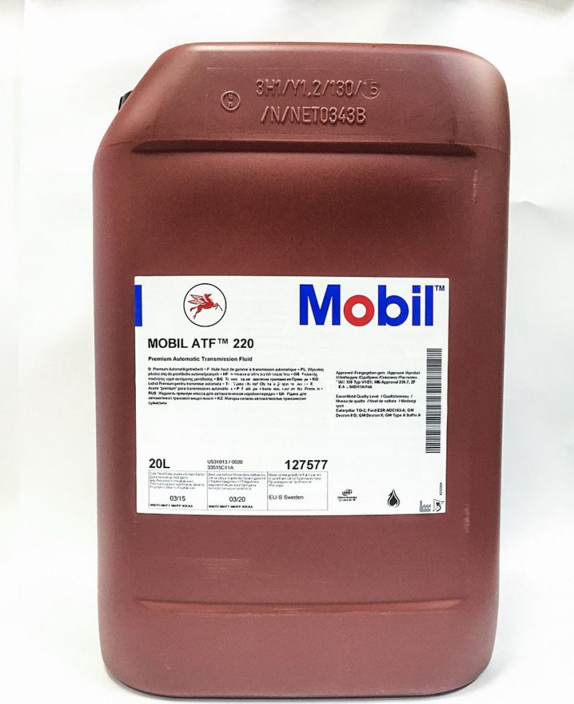 Масло трансмиссионное Mobil ATF 220 (20 л.) — оптом