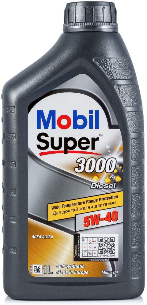 Масло моторное Mobil Super 3000 x1 Diesel 5/40 API CF (1 л.) — оптом