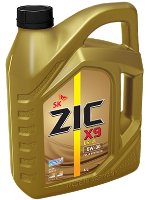 Масло моторное ZIC X9 LS 5/30 API SN ACEA C3 (4 л.) — оптом