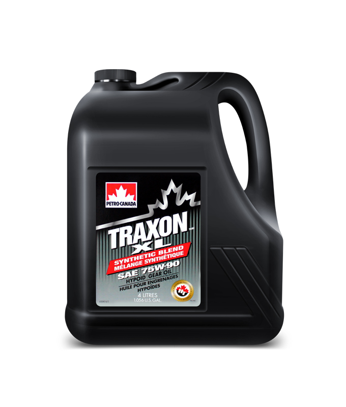 Масло трансмиссионное Petro Canada Traxon XL Synthetic Blend 75/90 API GL-4/GL-5/MT-1 (4 л.) — оптом