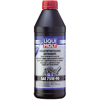 Масло трансмиссионное Liqui Moly Vollsynthetisches Getriebeoil 75/90 API GL-5 (1 л.) — оптом