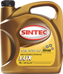 Масло моторное Sintoil/Sintec Люкс 10/40 API SL/CF (4 л.)