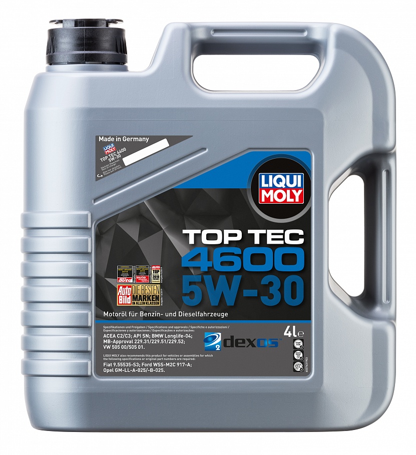 Масло моторное Liqui Moly Top Tec 4600 5/30 API SN/CF (4 л.) — оптом