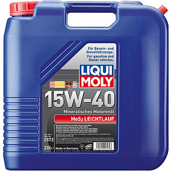 Масло моторное Liqui Moly MoS2 LeichtLauf 15/40 API SL/CF (20 л.) — оптом