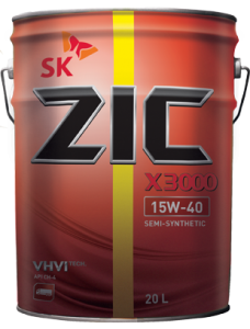 Масло моторное ZIC X3000 15/40 API CH-4 (20 л.)