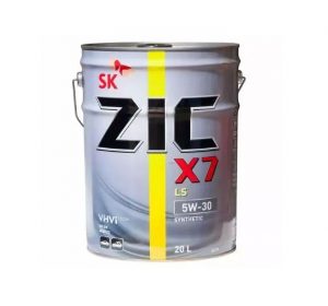 Масло моторное ZIC X7 LS 5/30 API SN/CF (20 л.)