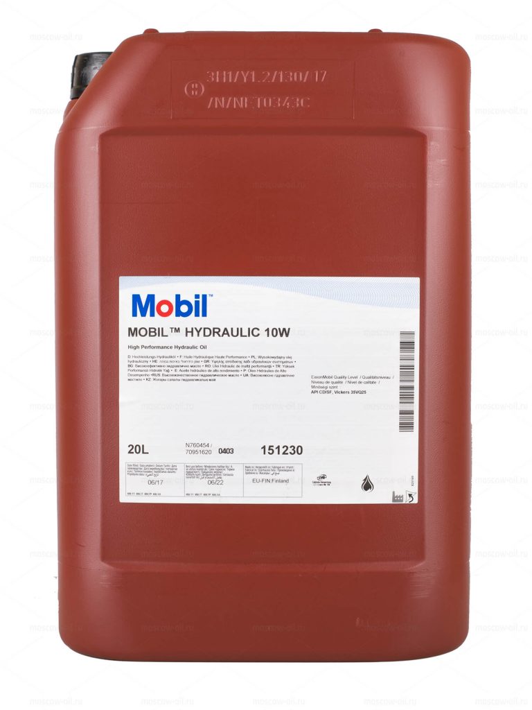 Гидравлическое масло Mobil Hydraulic 10W — оптом