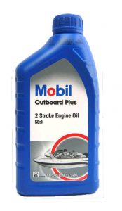 Масла для двухтактных двигателей Mobil Outboard Plus