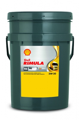 Масло моторное Shell Rimula R6 ME 5/30 API CF ACEA E4 (20 л.) — оптом
