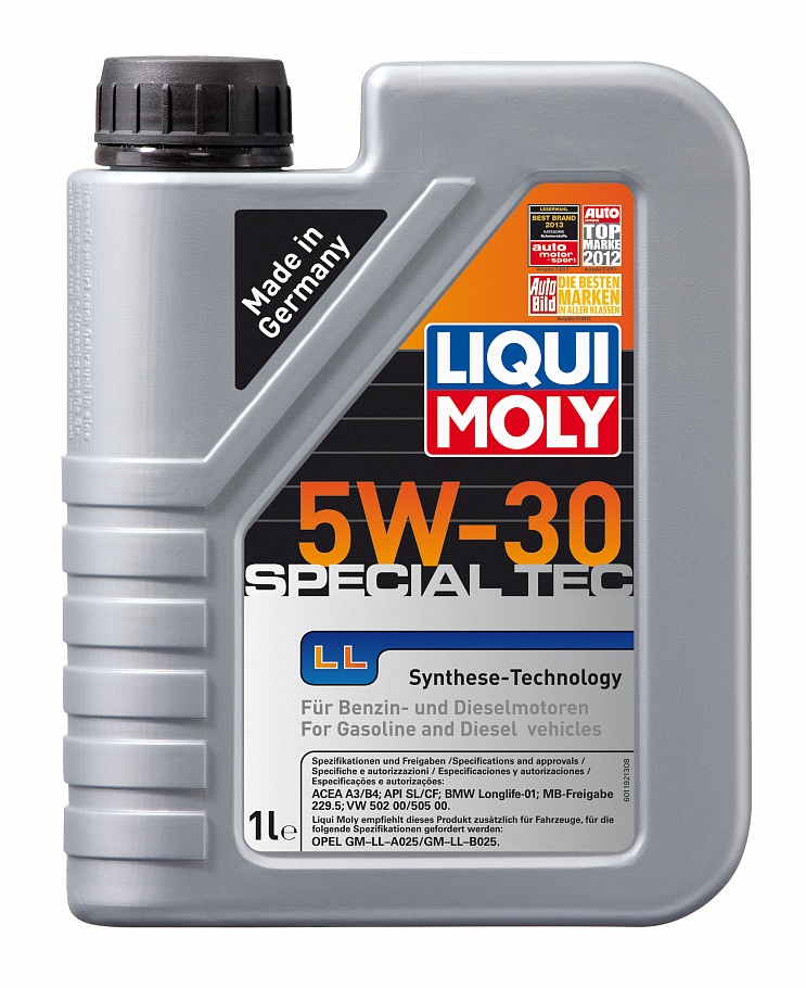 Масло моторное Liqui Moly Special Tec LL 5/30 API SL/CF (1 л.) — оптом