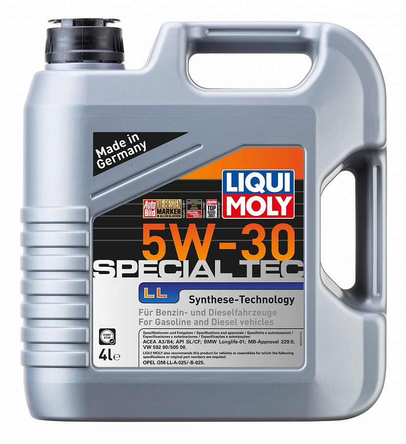 Масло моторное Liqui Moly Special Tec LL 5/30 API SL/CF (4 л.) — оптом