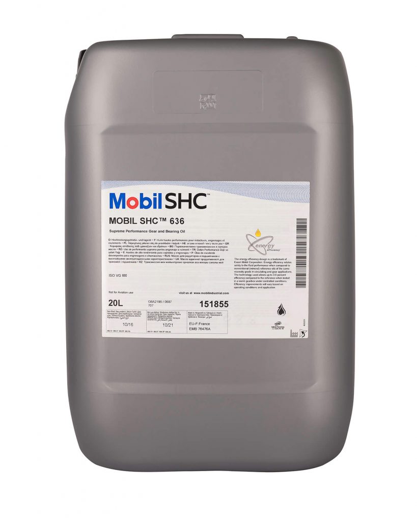Масло редукторное Mobil SHC 636 — оптом