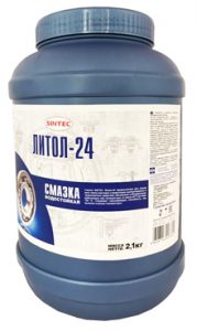 Смазка антифрикционная водостойкая Sintec Литол 24 (0,4 кг.)