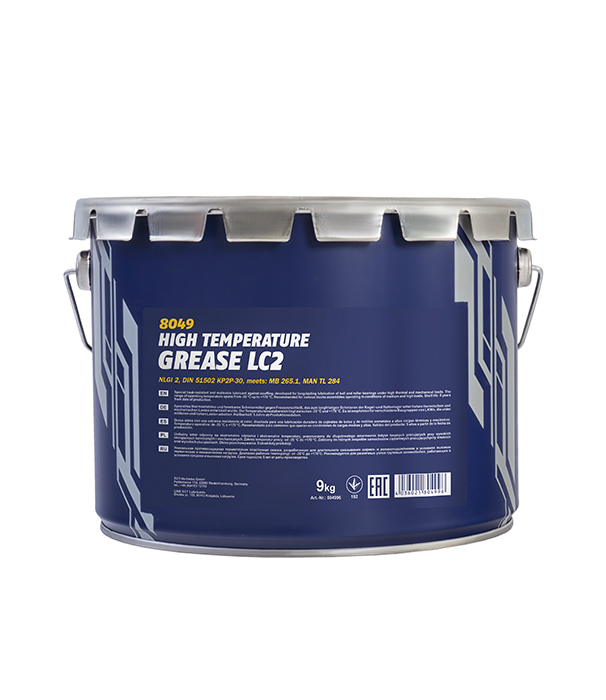 Смазка противозадирная термостойкая пластичная MANNOL LC-2 High Temperature Grease (9 кг.) — оптом