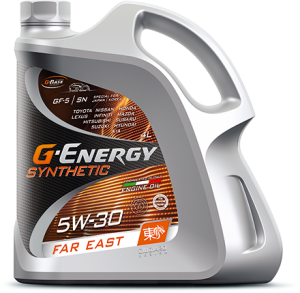 Масло моторное Gazpromneft G-Energy Synthetic Far East 5/30 API SN (4,24 кг, 5 л.)