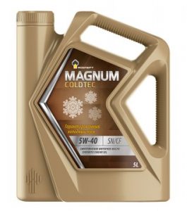 Масло моторное Роснефть Magnum Coldtec 5/40 API SN/CF (5 л.)