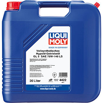Масло трансмиссионное Liqui Moly Vollsynthetisches Hypoid-Getriebeoil LS 75/140 API GL-5 (20 л.) — оптом