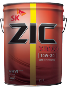 Масло моторное ZIC X3000 10/30 API CH-4 (20 л.)