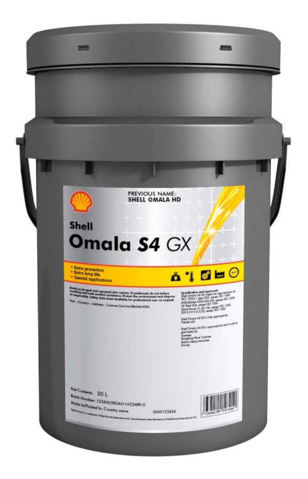 Масло редукторное Shell Omala S4 GX 460 (20 л.) — оптом