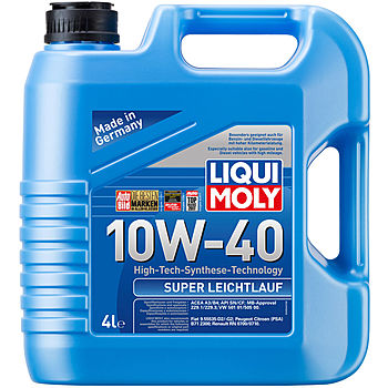 Масло моторное Liqui Moly Super LeichtLauf 10/40 API SN (4 л.) — оптом