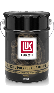 Смазка многоцелевая литиевая Лукойл ПОЛИФЛЕКС EP 00-160 (18 кг, 20 л.) — оптом