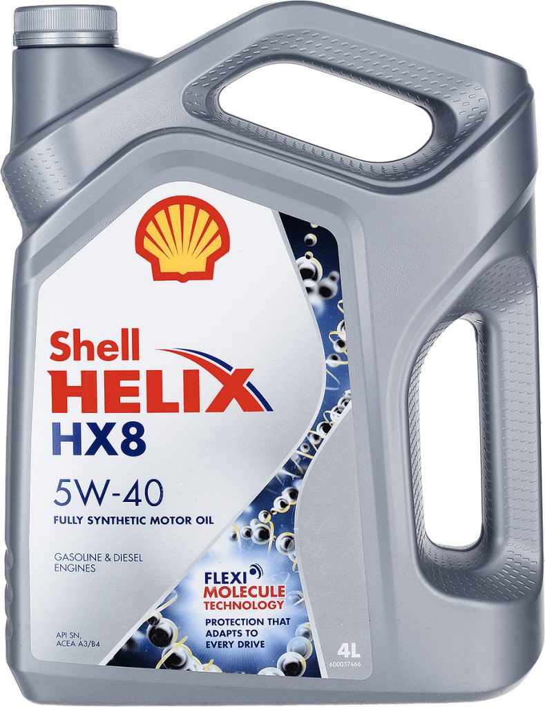 Масло моторное Shell Helix HX8 Synthetic 5/40 API SN/CF (4 л.) — оптом
