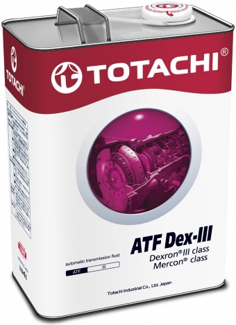 Масло трансмиссионное TOTACHI ATF Dex-III (4 л.) — оптом