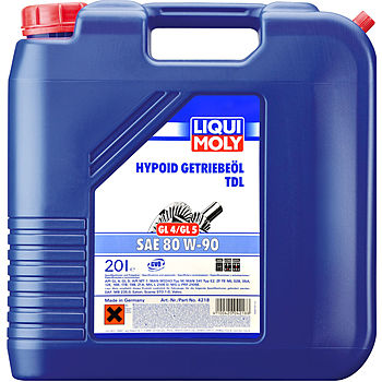 Масло трансмиссионное Liqui Moly Hypoid-Getriebeoil TDL 80/90 API GL-4/GL-5/MT-1 (20 л.) — оптом