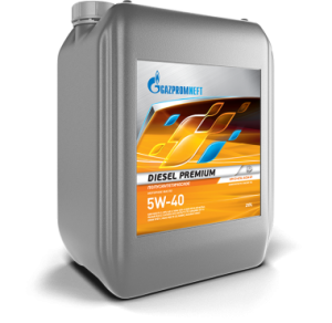 Масло моторное Gazpromneft Diesel Premium 5/40 API CI-4/SL (4,31 кг, 5 л.)