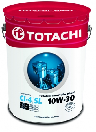 Масло моторное TOTACHI NIRO Fine Diesel 10/30 API CI-4/SL (19 л.) — оптом